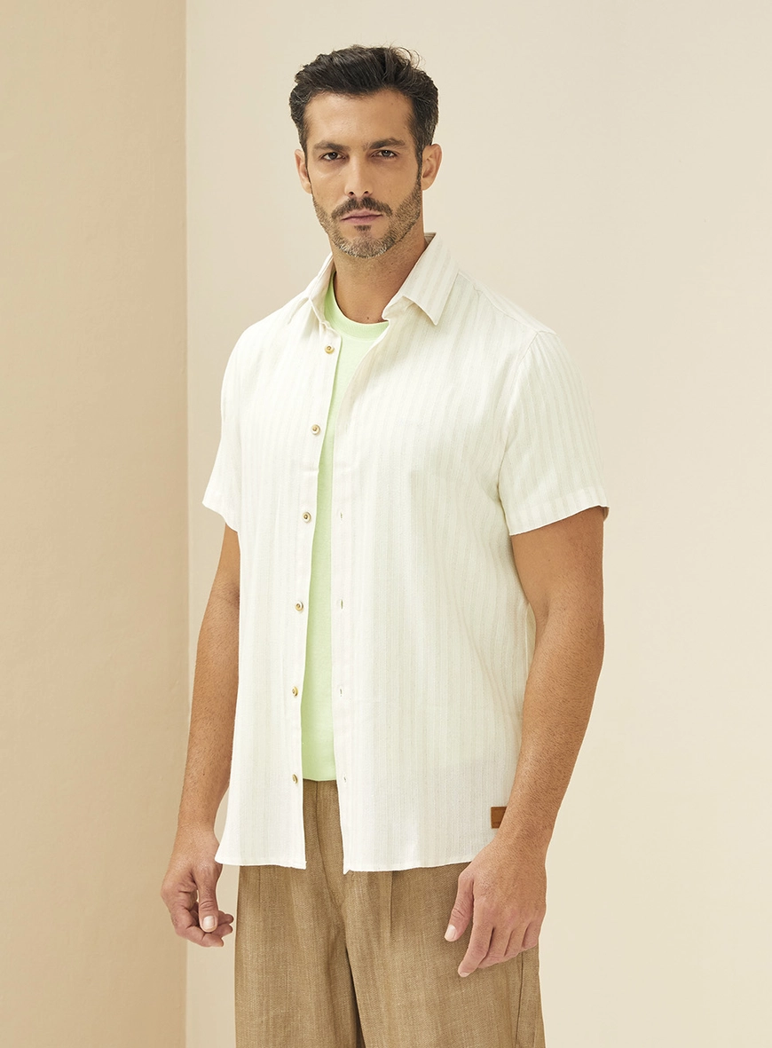 Camisa Masculina Listrada - Relax Estampados