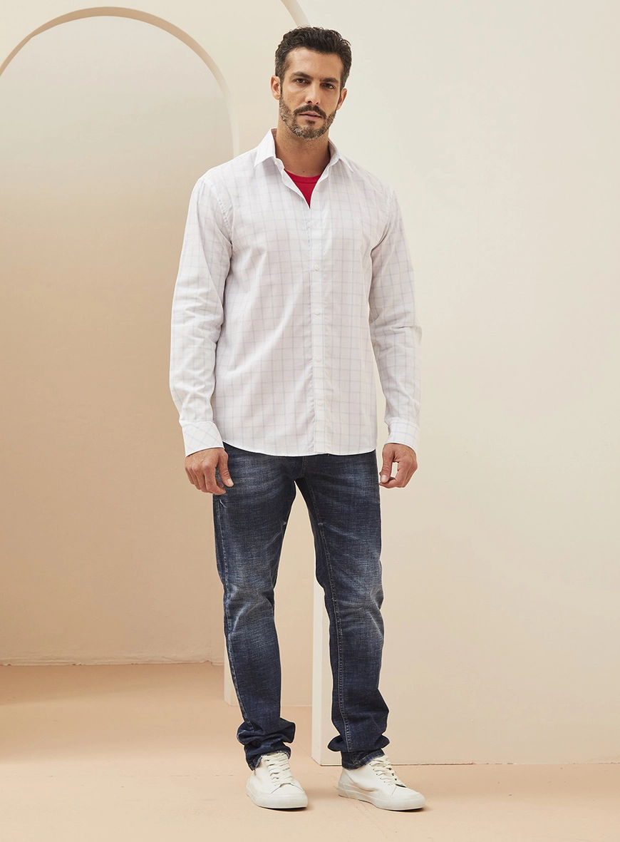 Camisa Manga Longa Xadrez Relax Estampados