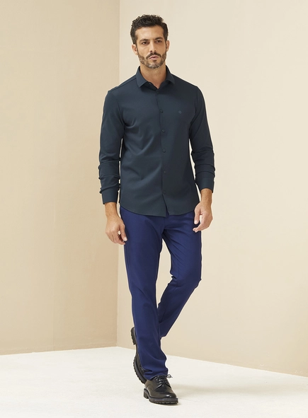 Camisa Alfaiataria Masculina Manga Longa