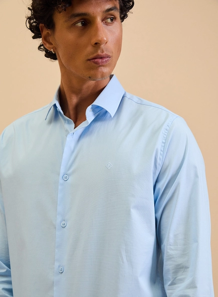Camisa Masculina Manga Longa Slim Fit