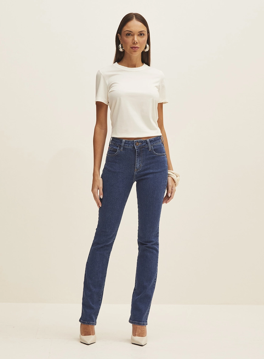 Camiseta Feminina Comfort Manga Curta Off Shell
