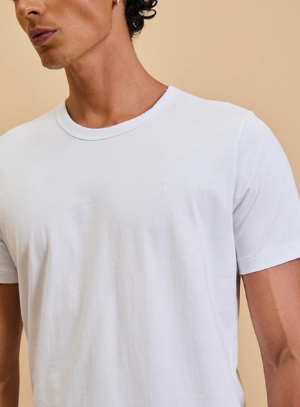 Camiseta Essencial De Algodão