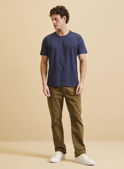 Camiseta Essencial De Algodão