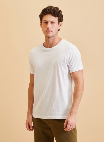 Camiseta Masculina Manga Curta Pima