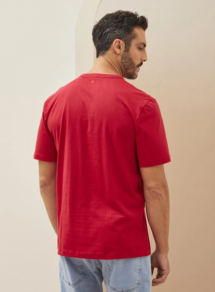 Camiseta Masculina Manga Curta Estampada