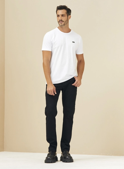Camiseta Masculina Manga Curta Ajustada