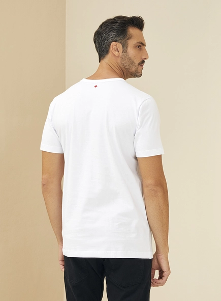 Camiseta Masculina Manga Curta Ajustada
