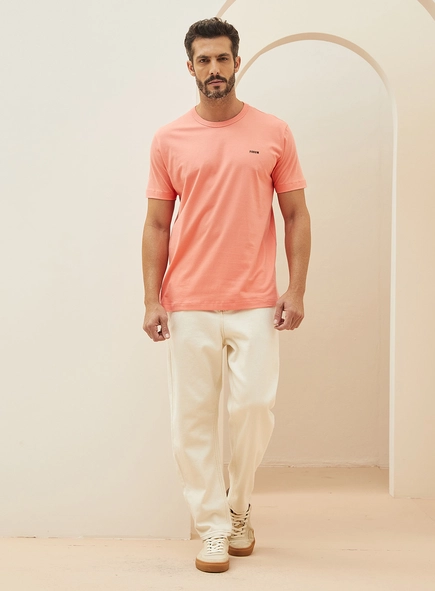 Camiseta Masculina Manga Curta Ajustada