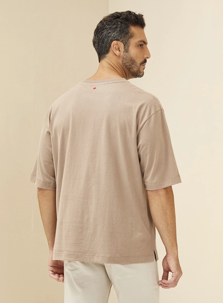 Camiseta Masculina Oversized Com Logo