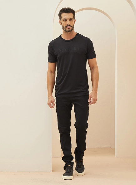 Camiseta Masculina Basic Manga Curta