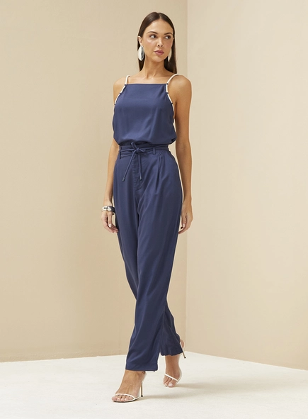 Blusa Solta Com Alças Finas