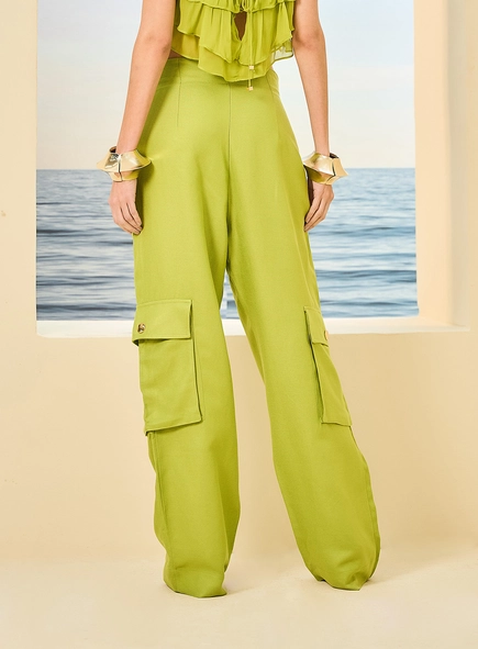 Calça Feminina Cargo Alfaiataria