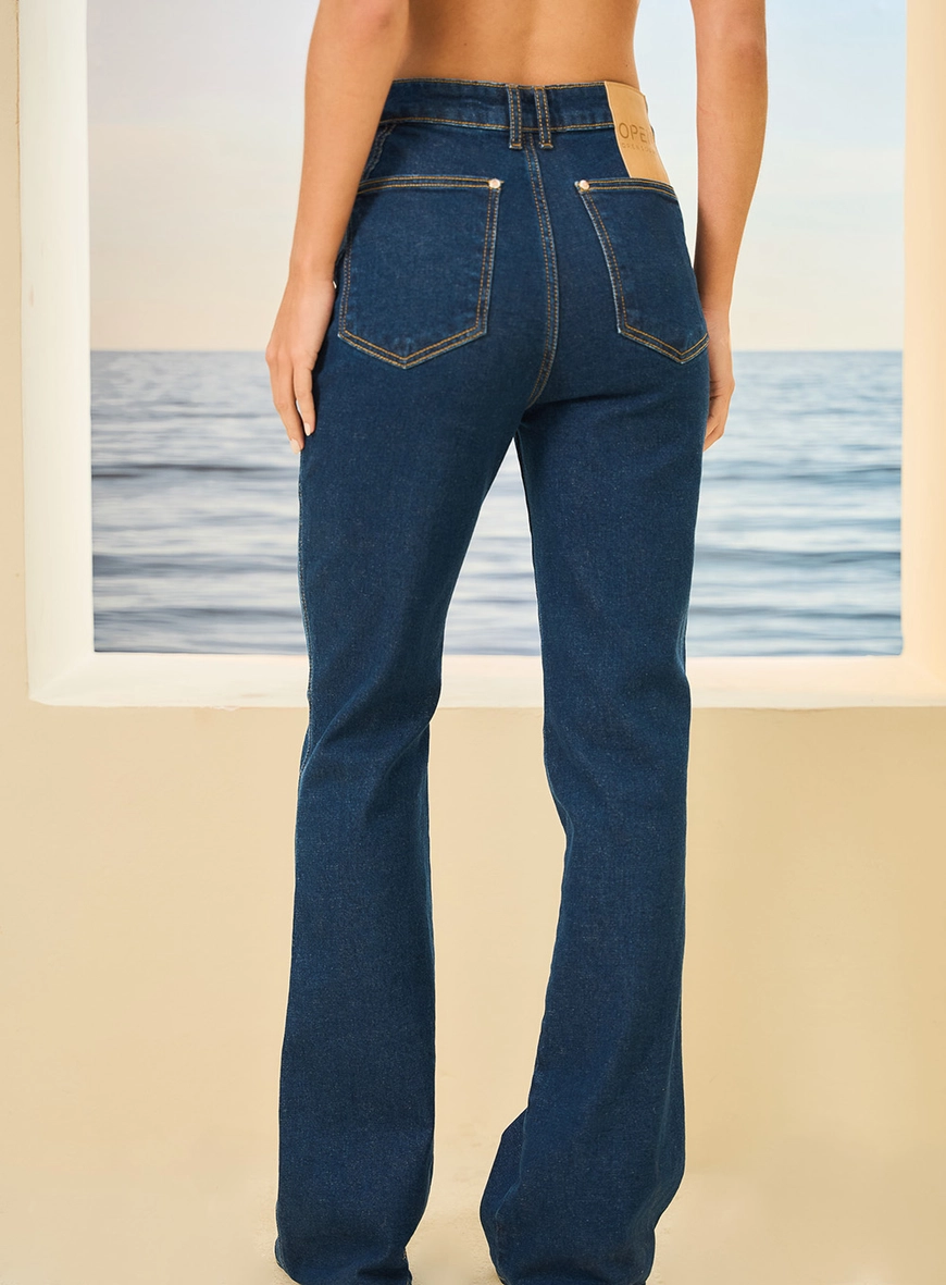 Calça Jeans Feminina Flare Duda Índigo 2