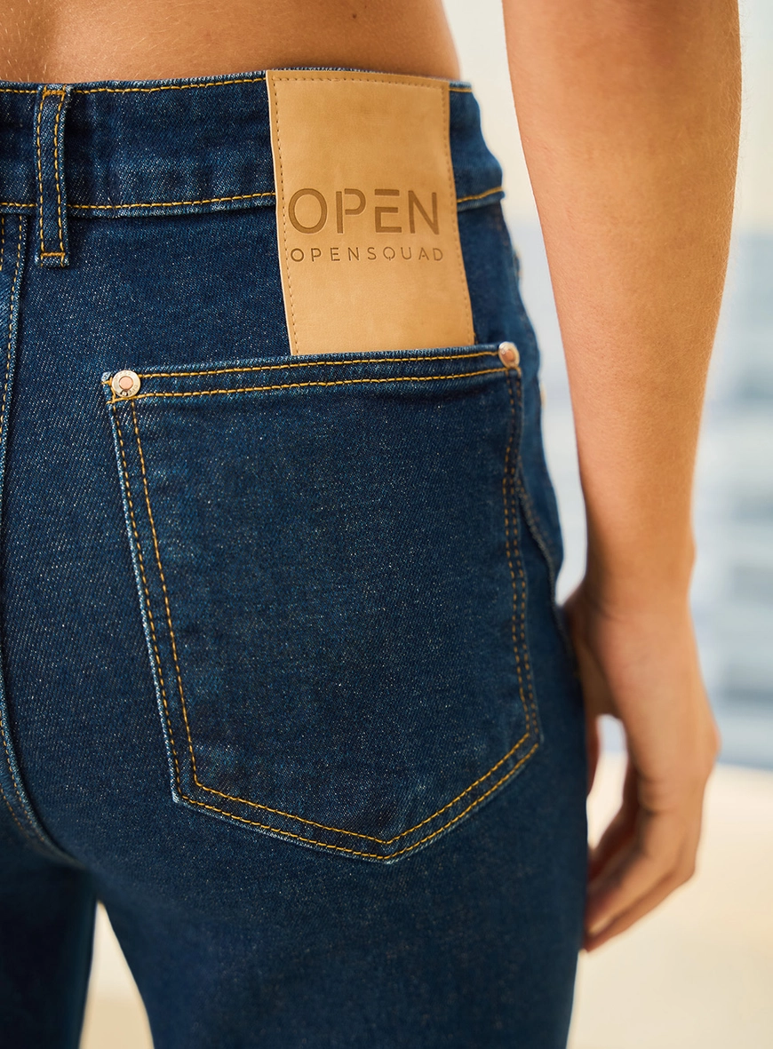 Calça Jeans Feminina Flare Duda Índigo 4