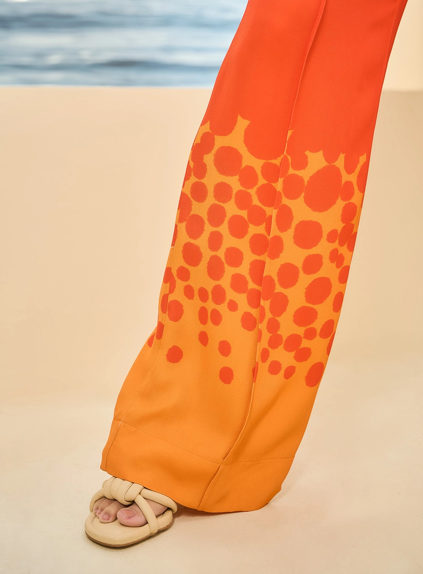 Calça Feminina Pantalona Estampada Estampa 3
