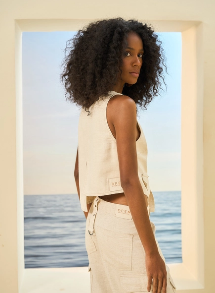 Blusa Alfaiataria Linho