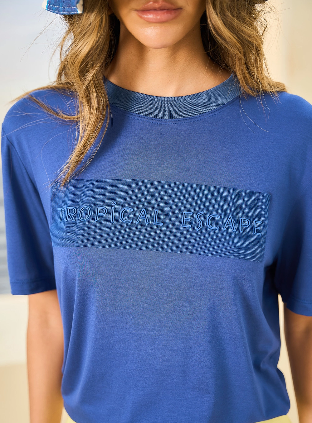 Camiseta Feminina T-shirt Azul 3