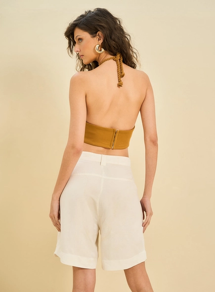 Top Basic Comfort Com Amarração E Detalhe