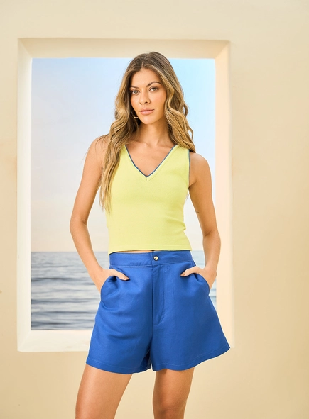 Top Basic Comfort Com Duas Cores