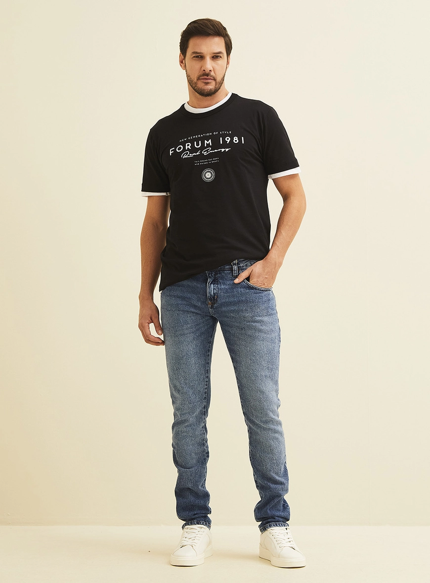 Calça Jeans Masculina Igor Skinny Índigo