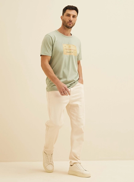 Calça Em Sarja Alencar