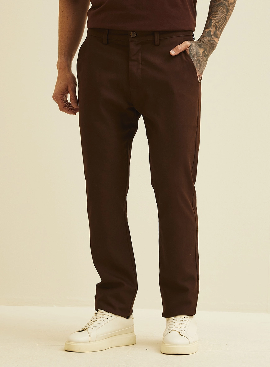 Calça Alfaiataria Vitor Marrom