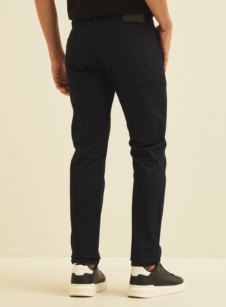Calça Em Sarja Paul Slim Azul