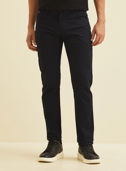 Calça Em Sarja Paul Slim