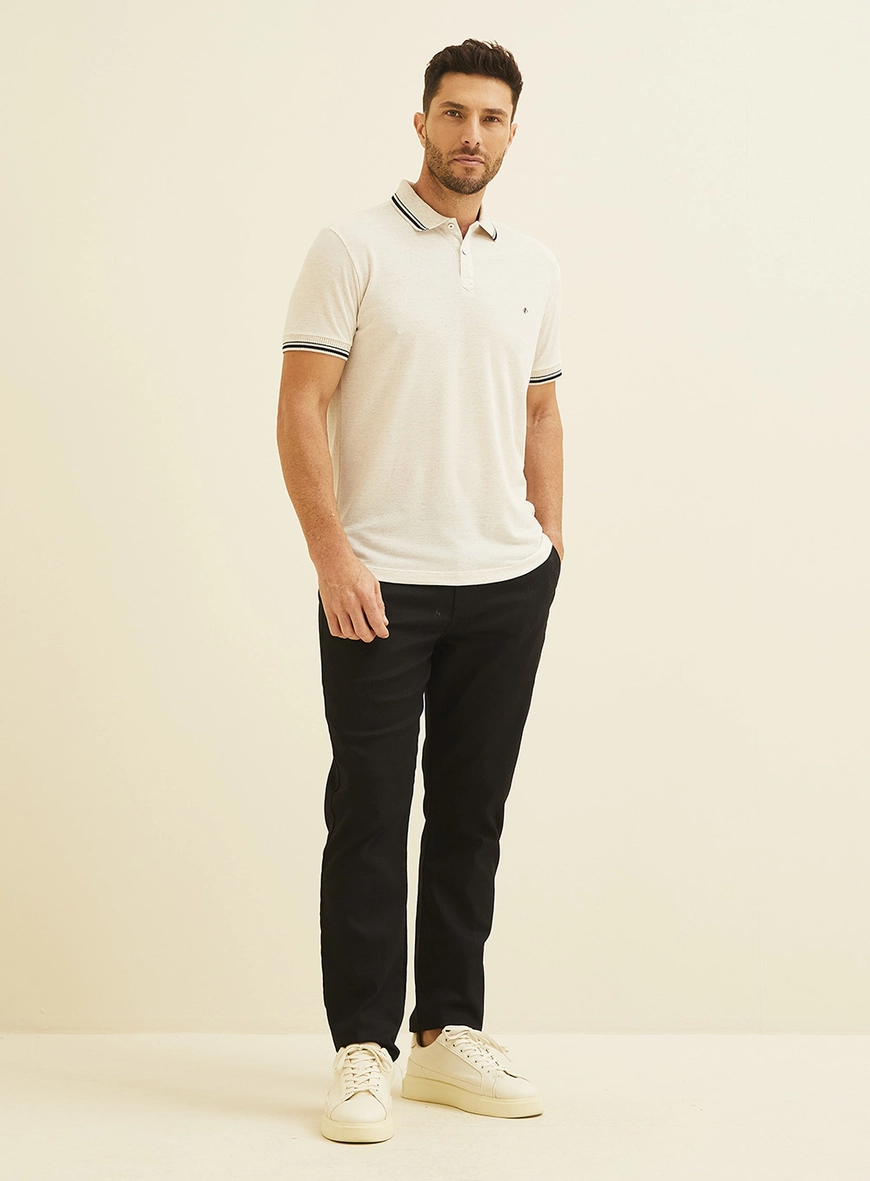 Calça Em Sarja Vitor Preto