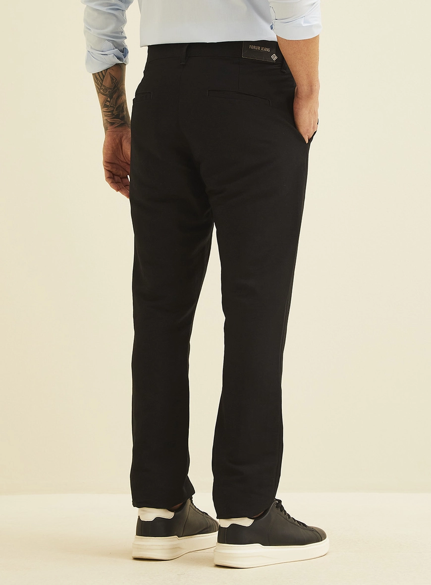 Calça Em Linho Vitor Preto