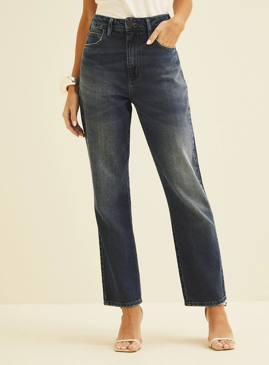 Calça Jeans Feminina Nadia Índigo