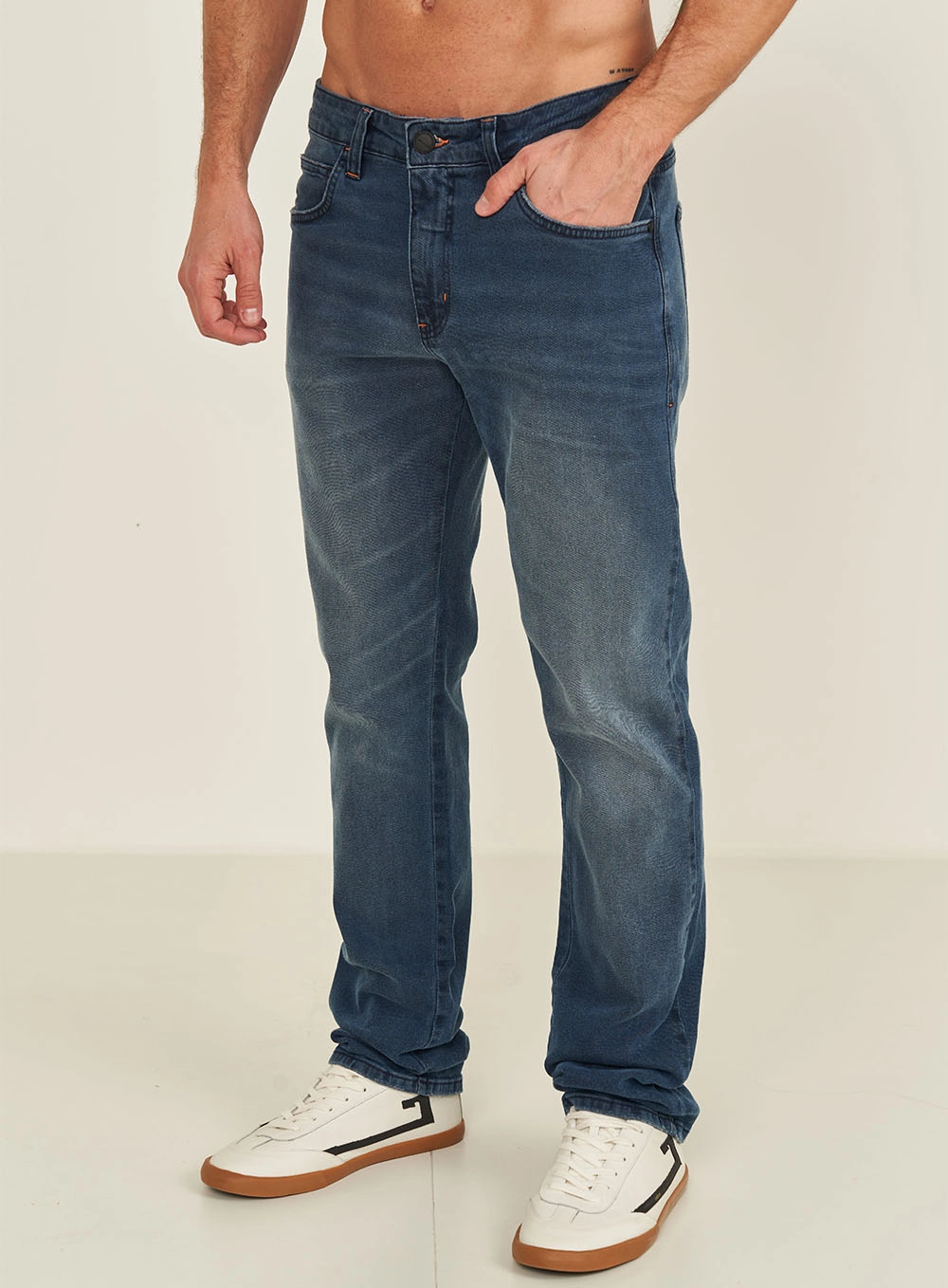 Calça Jeans Masculina Comfort Diamond Índigo