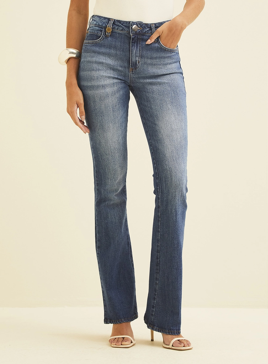 Calça Jeans Marisa Boot Cut Índigo