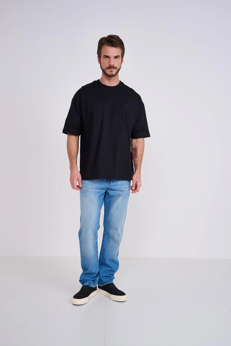 Calça Jeans Masculina Reta Índigo
