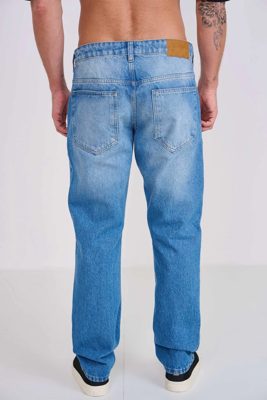 Calça Jeans Masculina Reta Índigo