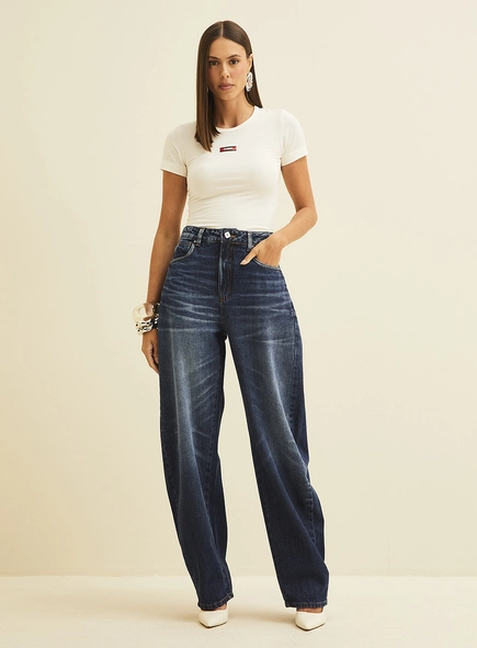 Calça Jeans Feminina Barril