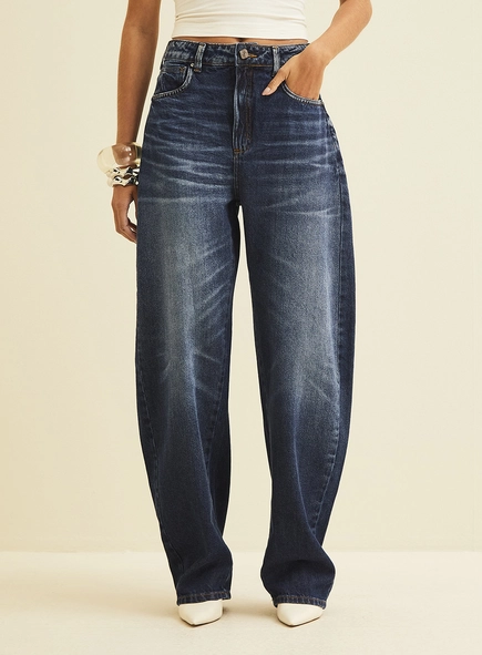 Calça Jeans Feminina Barril