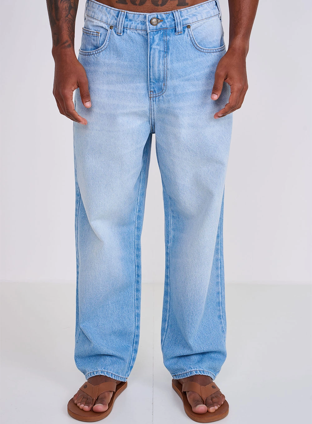 Calça Jeans Masculina Loose Índigo