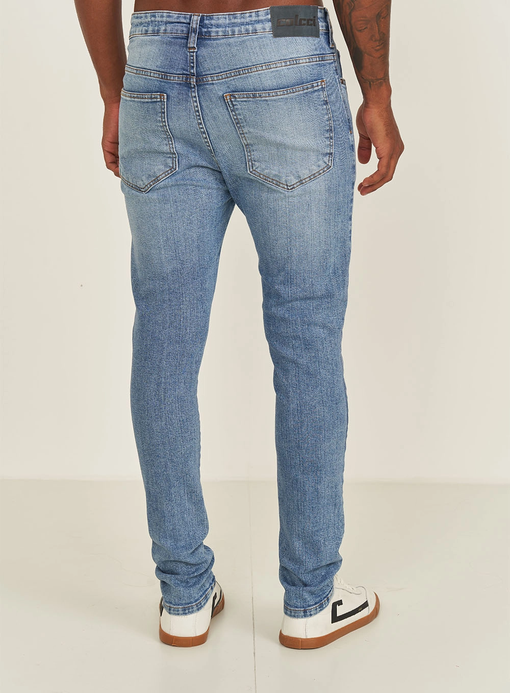 Calça Masculina Jeans Super Skinny Índigo