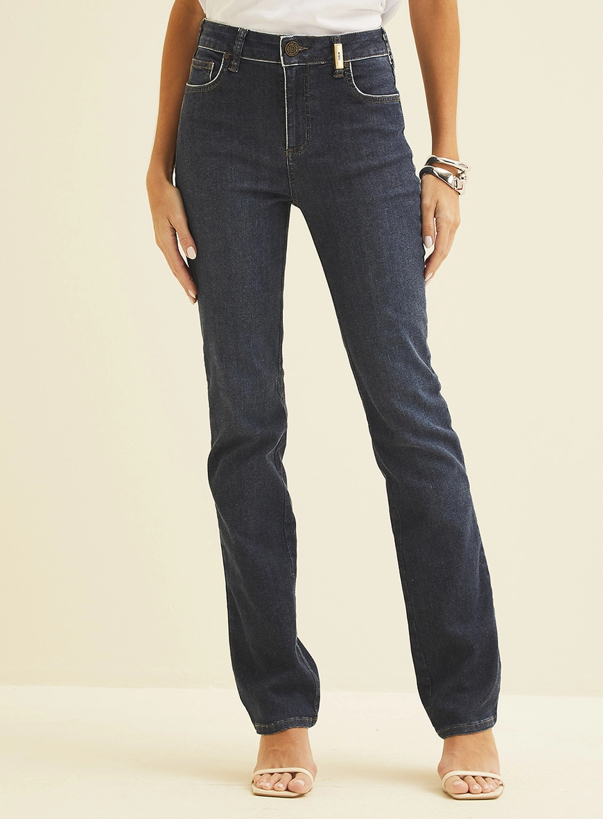 Calça Jeans Marisa Slim Índigo