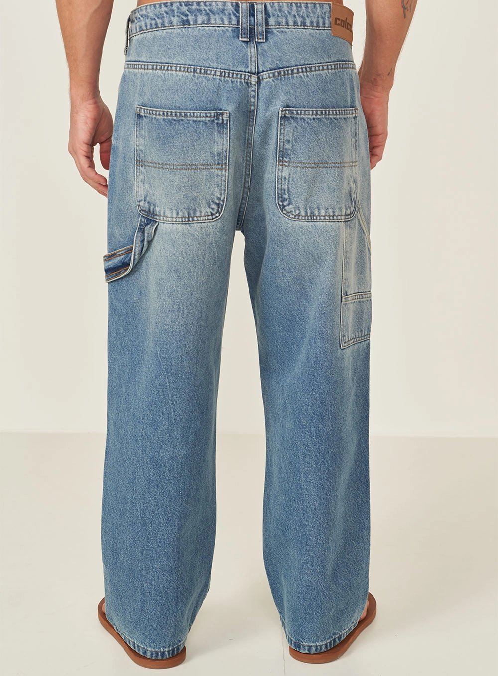 Calça Jeans Masculina Loose Índigo