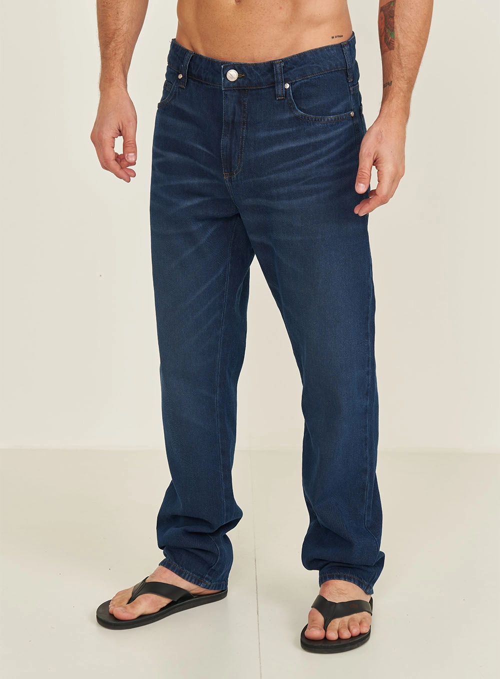 Calça Jeans Reta Índigo
