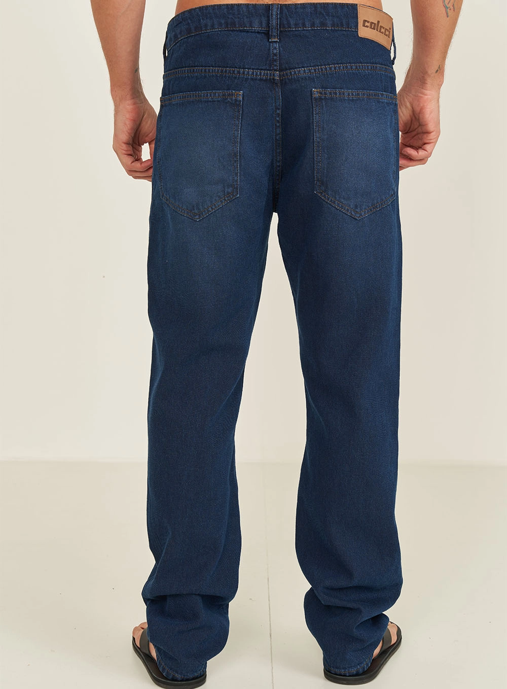 Calça Jeans Reta Índigo