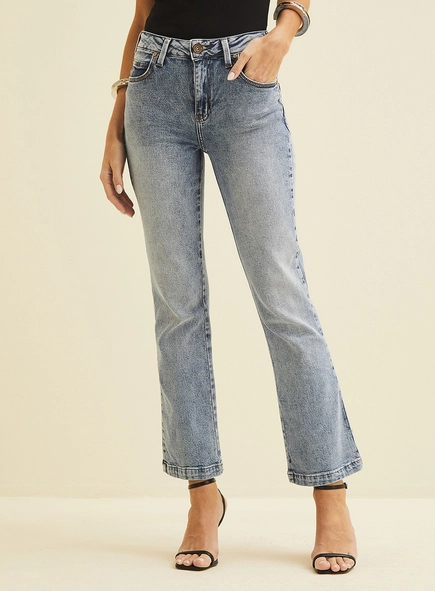 Calça Jeans Boot Cropped
