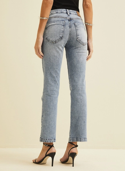 Calça Jeans Boot Cropped