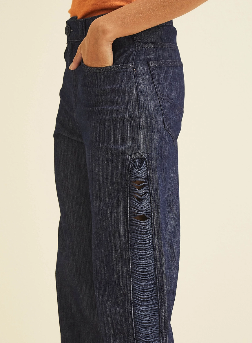Calça Jeans Raquel Wide Leg Índigo
