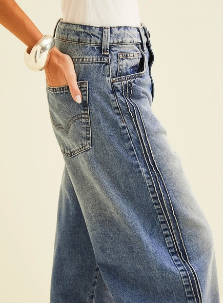 Calça Jeans Barril