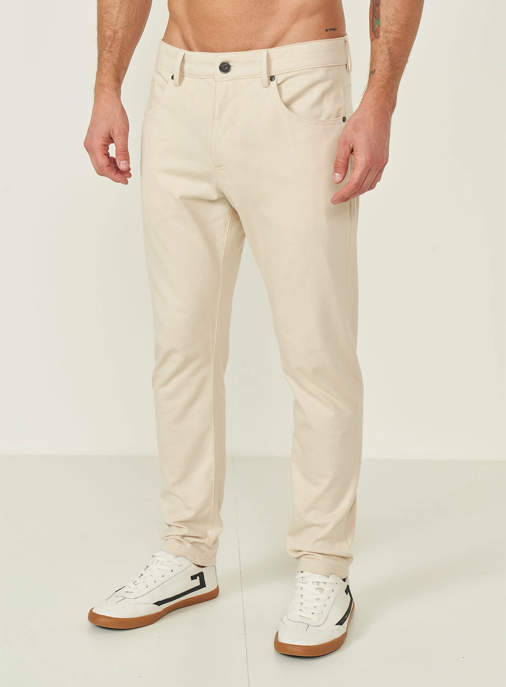 Calça Masculina New Chino Bege