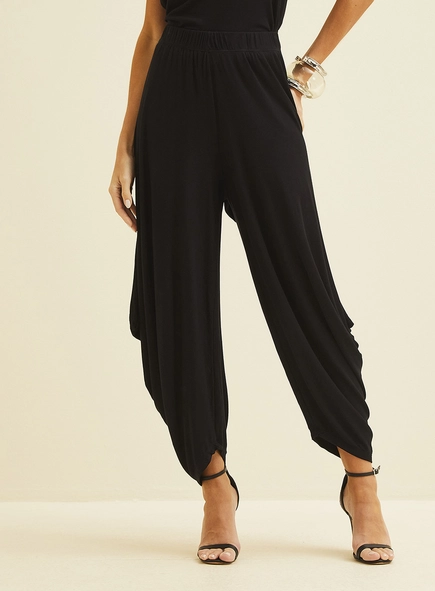 Calça Saruel Com Cós Elástico