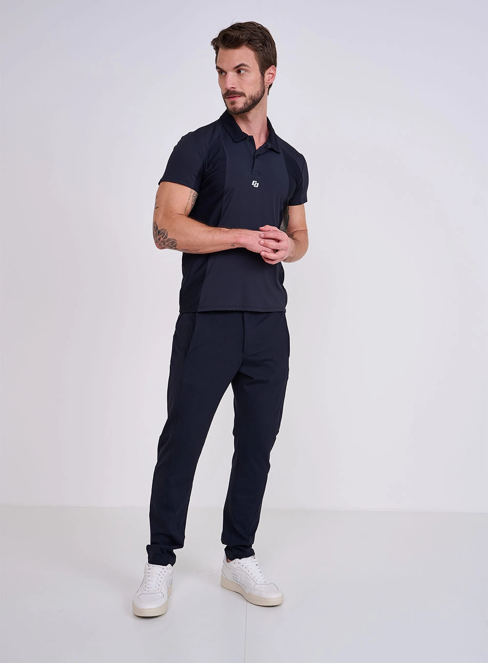 Calça New Chino Reta - Colcci Tech Preto